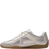 CLARKS WOMENS LACE TRAINER - METALLIC